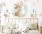 Naklejki na ścianę w króliczki | Decorlabs